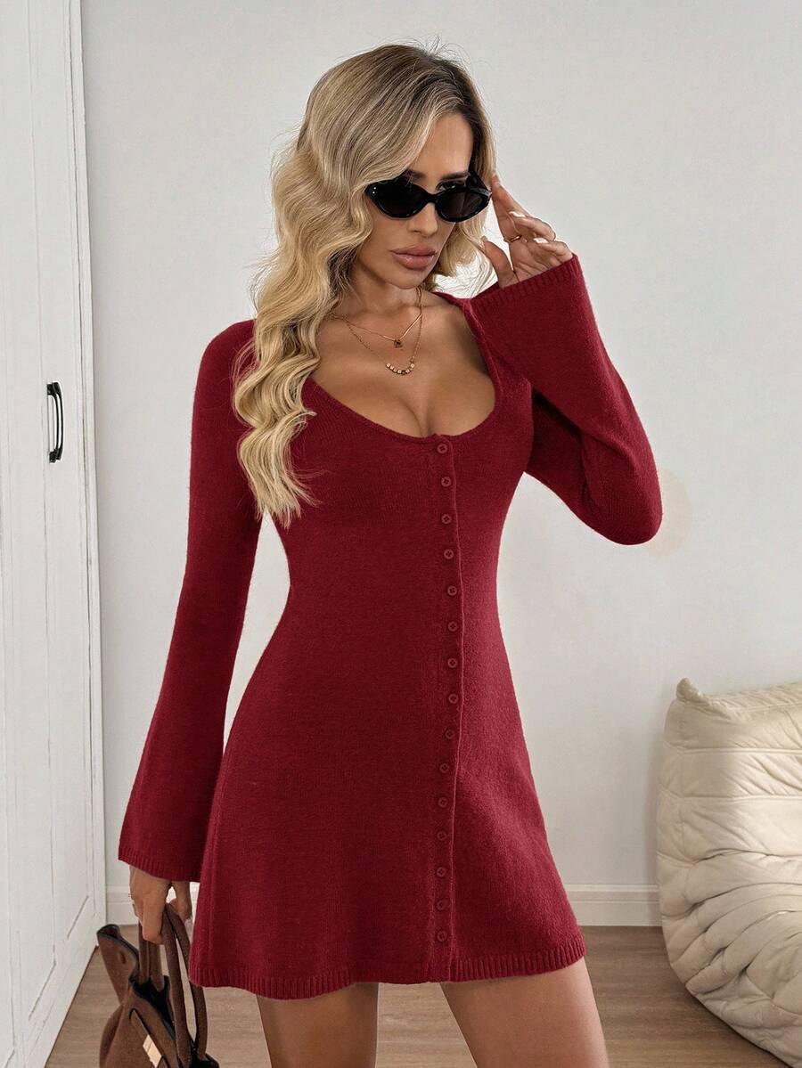 CZERWONA MINI SUKIENKA