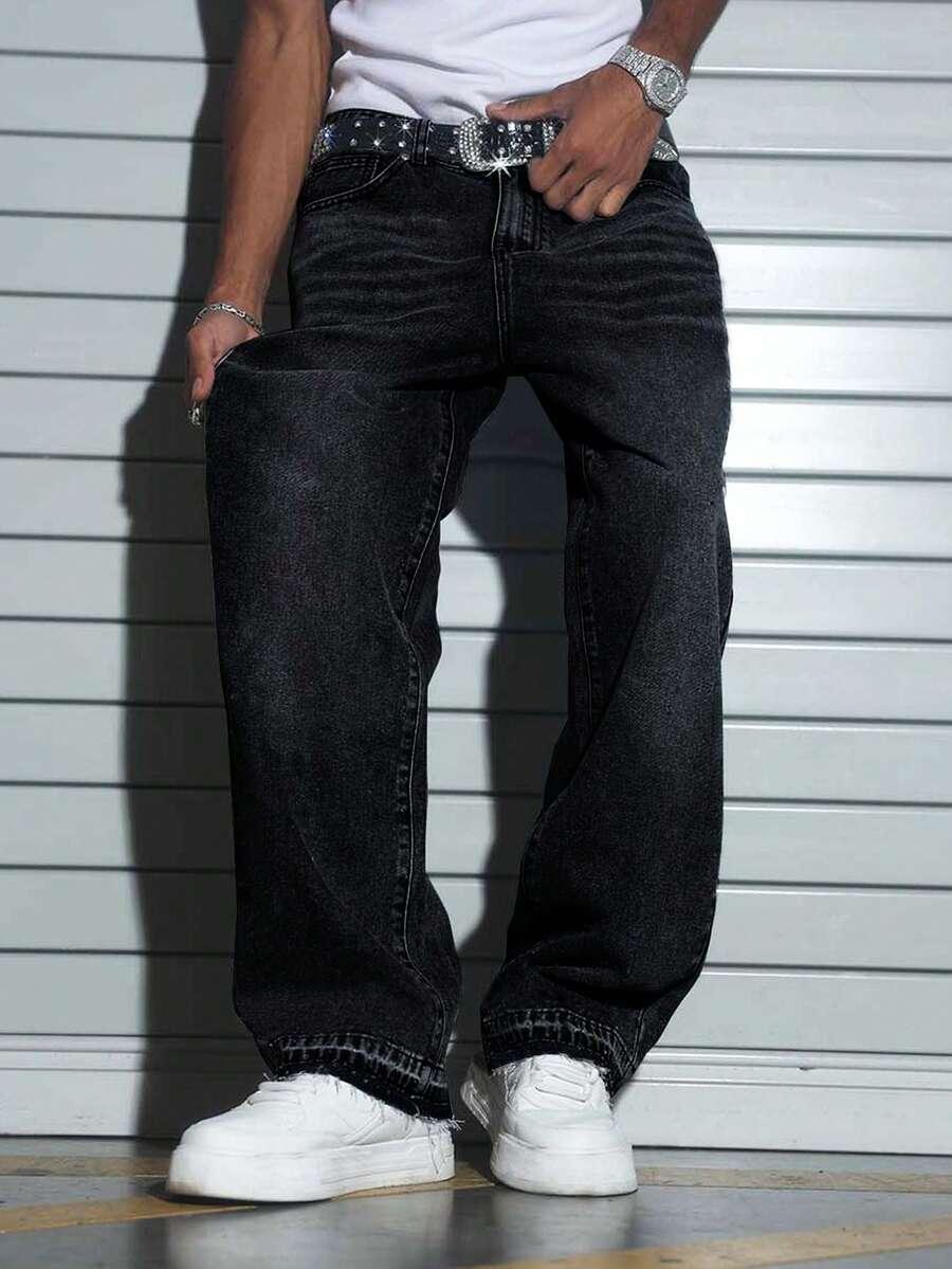 CZARNE JEANSY CASUAL