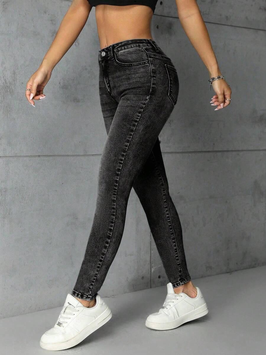 spodnie rurki jeans