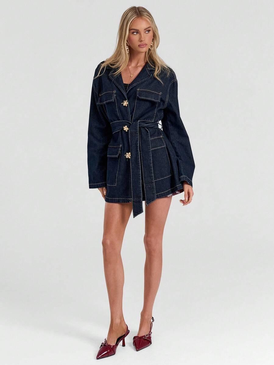 KURTKA DŁUGI RĘKAW JEANS