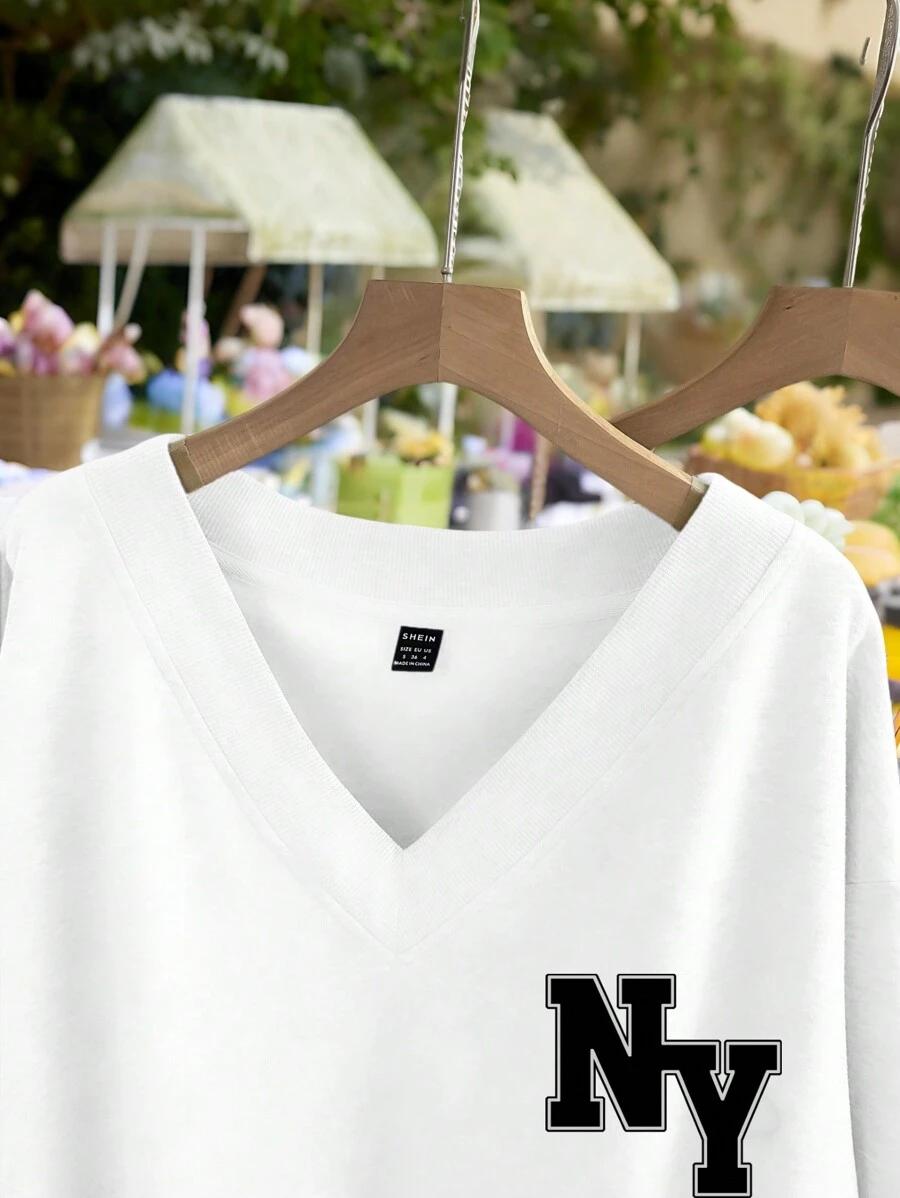 BLUZA V-NECK 2-PACK