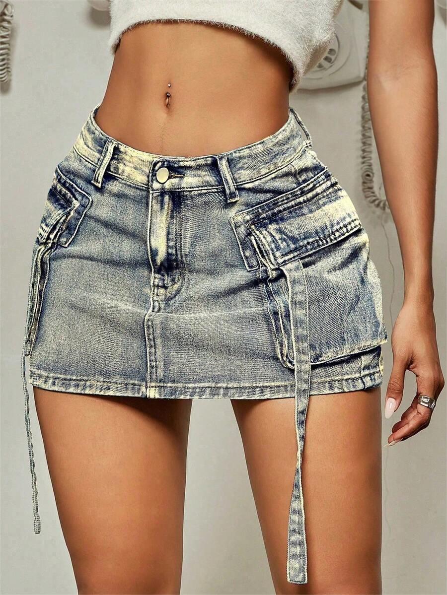 mini spódnica jeans
