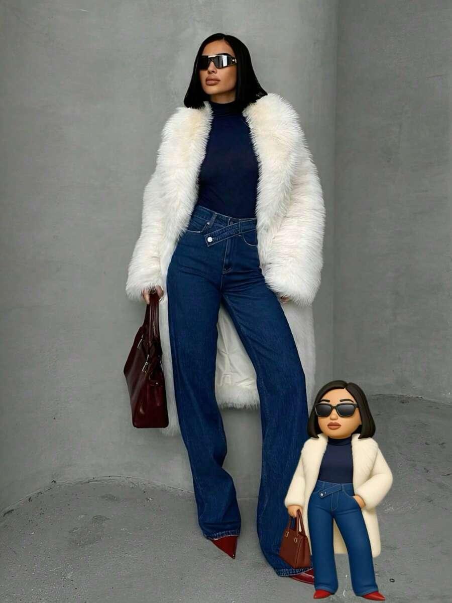 NIEBIESKIE SPODNIE JEANS