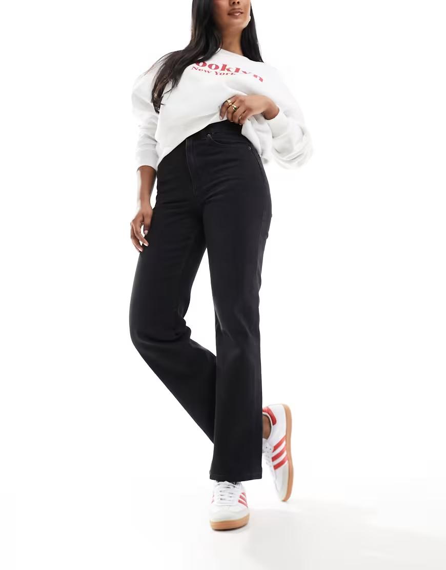 CZARNE SPODNIE JEANS