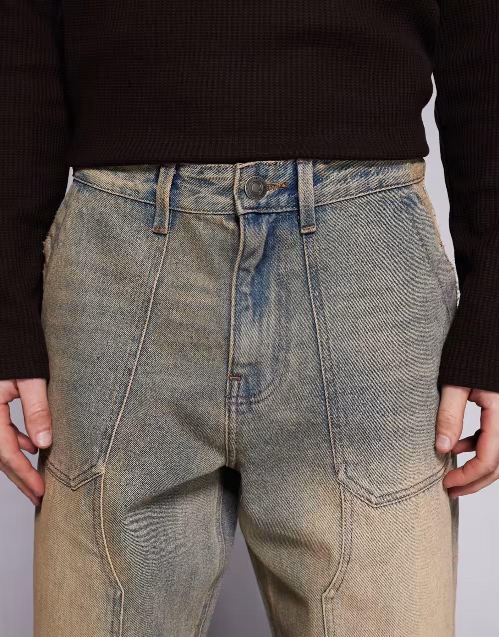 NIEBIESKIE SPODNIE JEANS