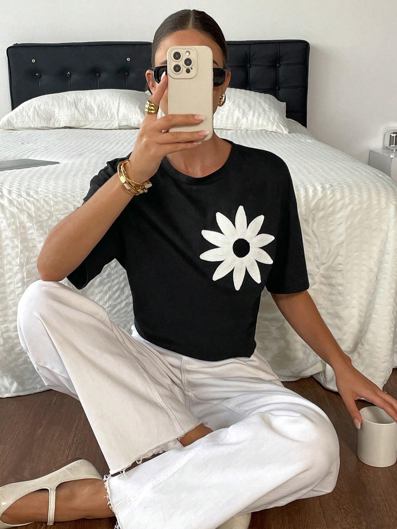 T-SHIRT Z KRÓTKIM RĘKAWEM