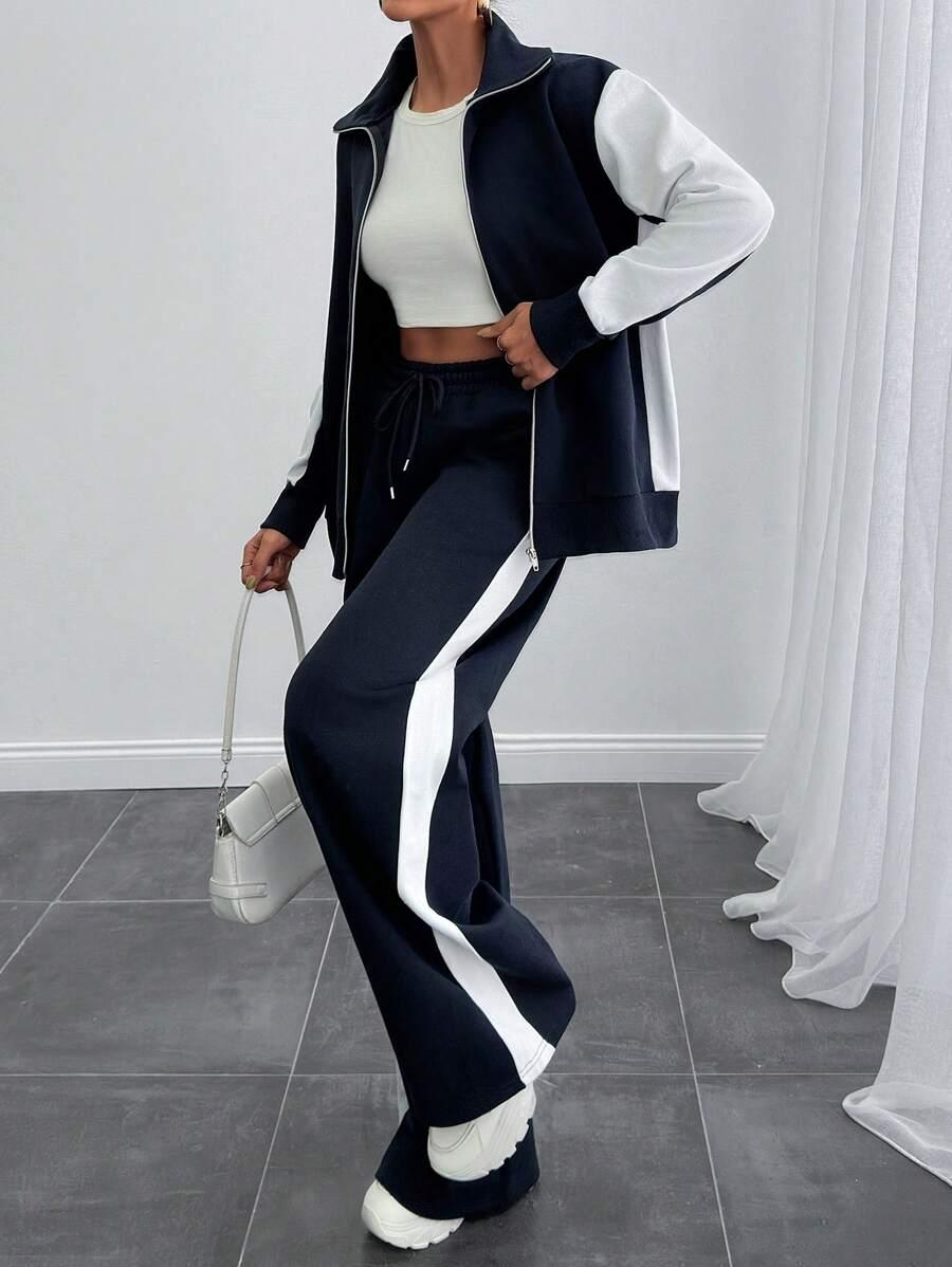 BLUZA SPODNIE DRESOWE KOMPLET 
