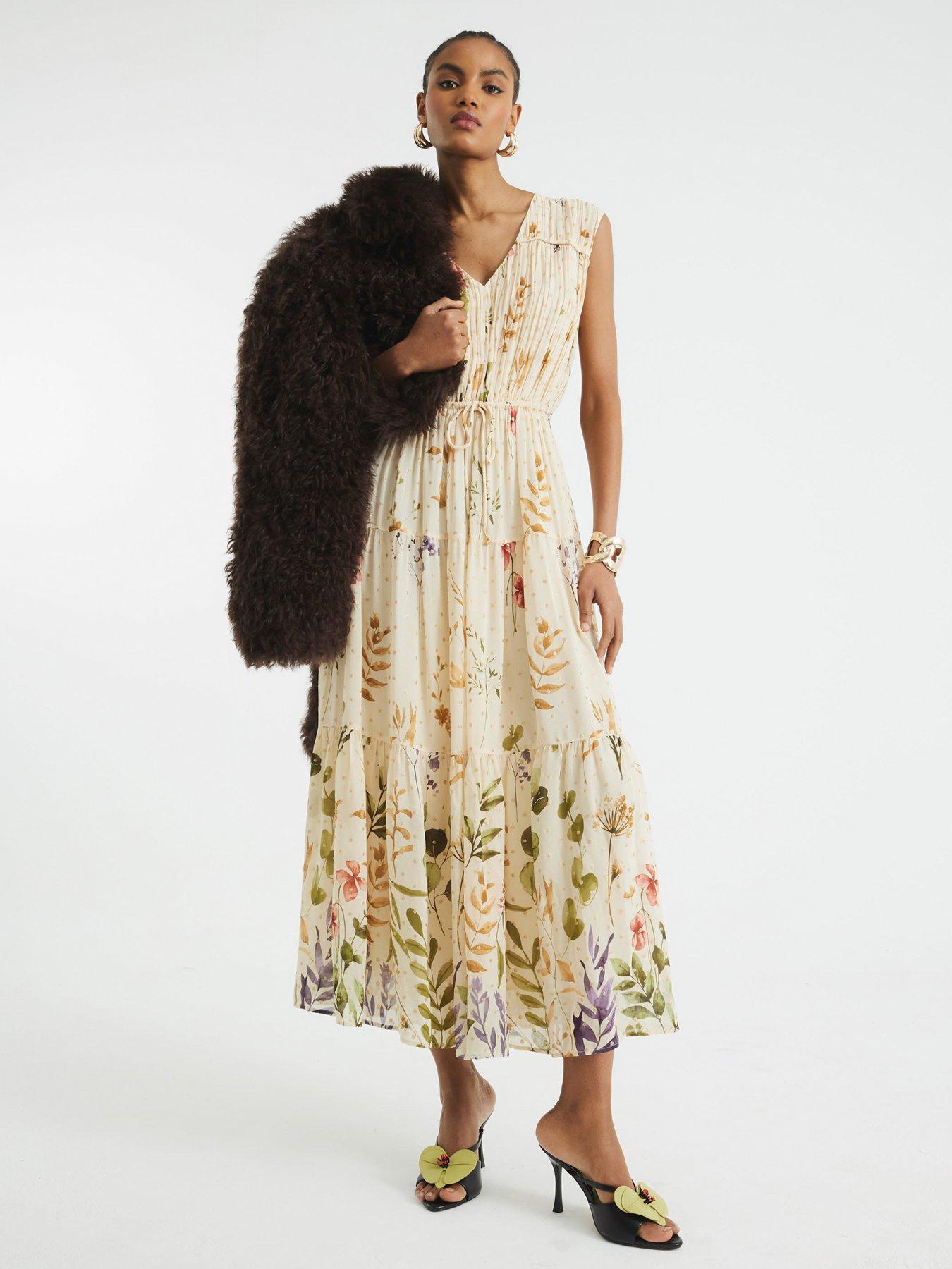 RIVER ISLAND SUKIENKA W KWIATY 