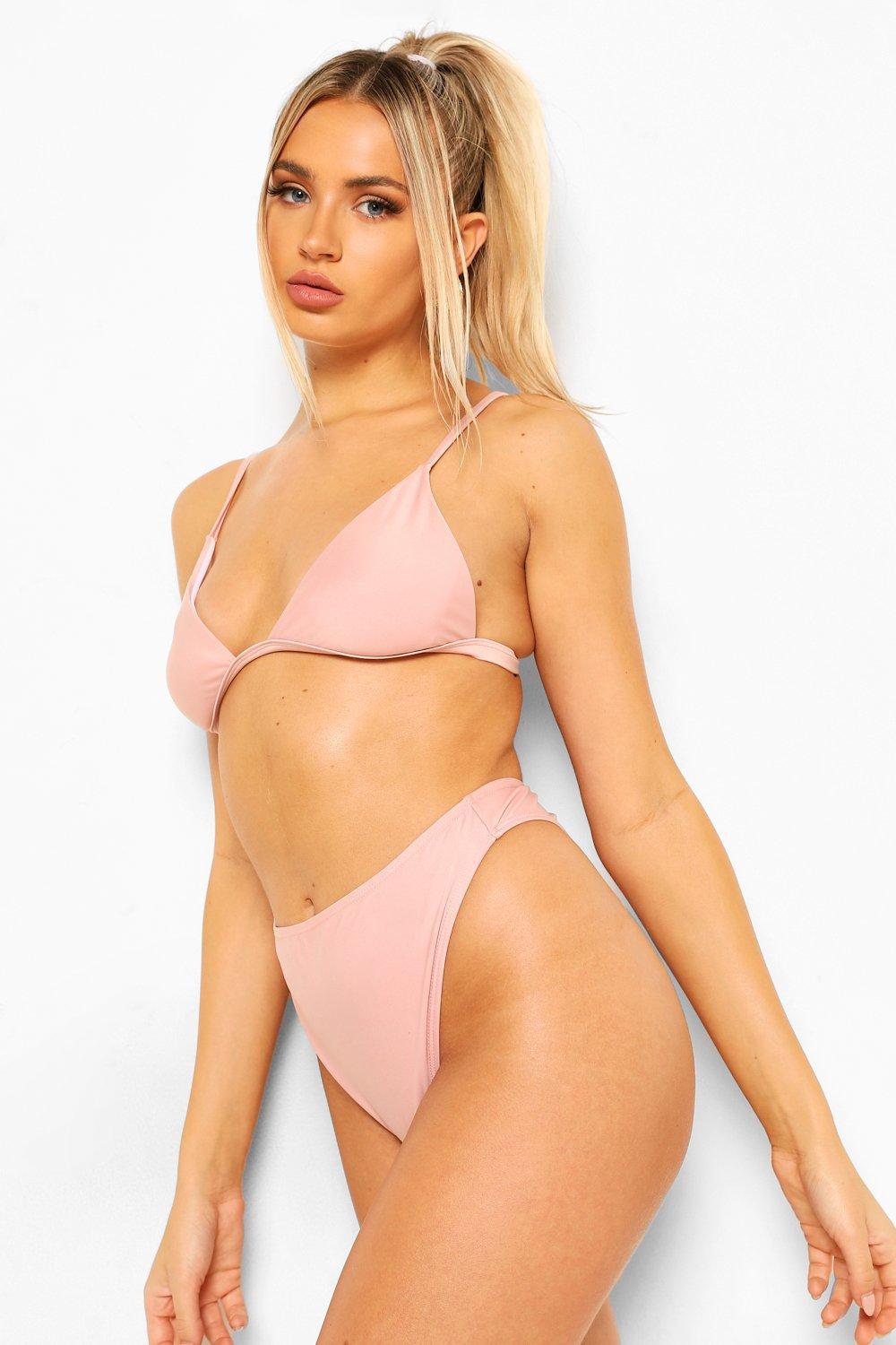 różowy dół od bikini 