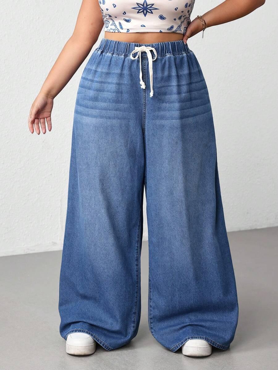 NIEBIESKIE SPODNIE JEANS