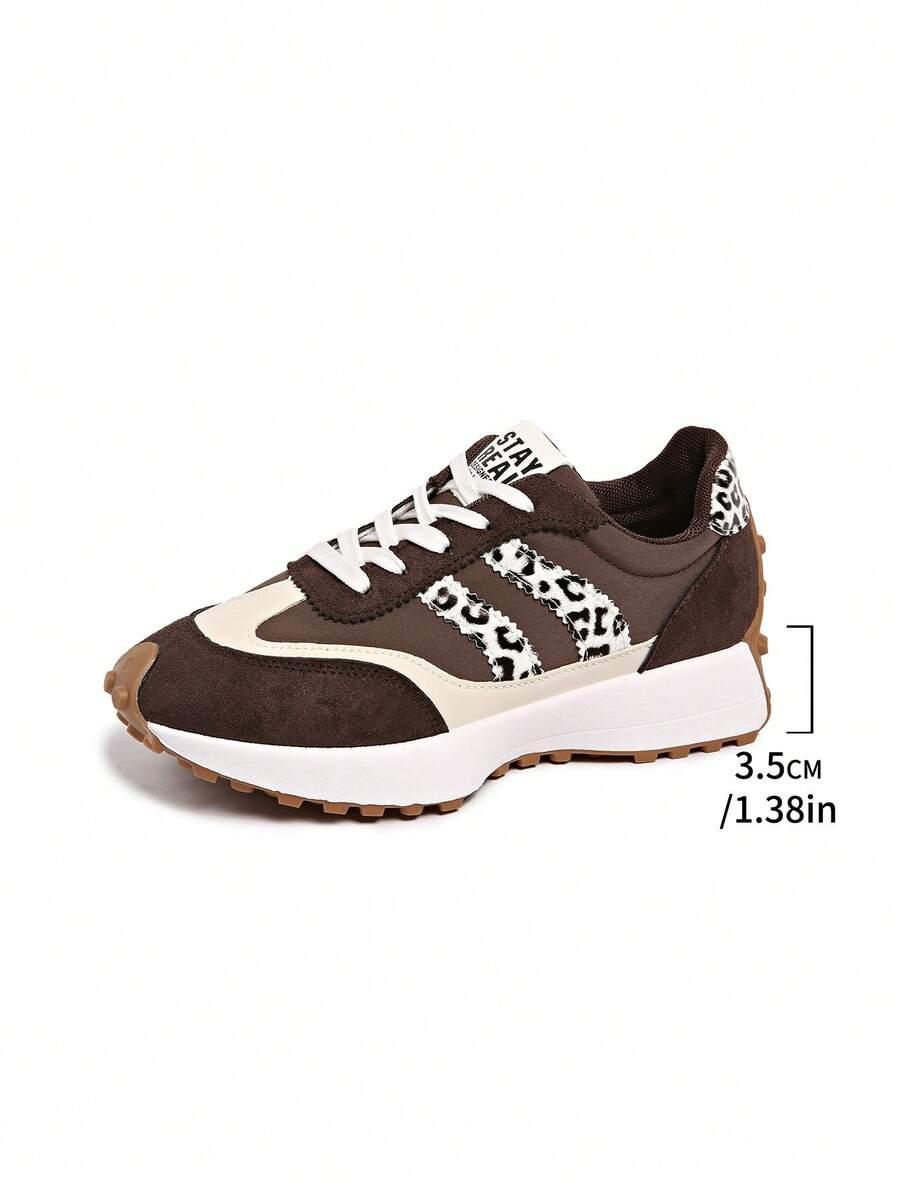 brązowe buty sportowe