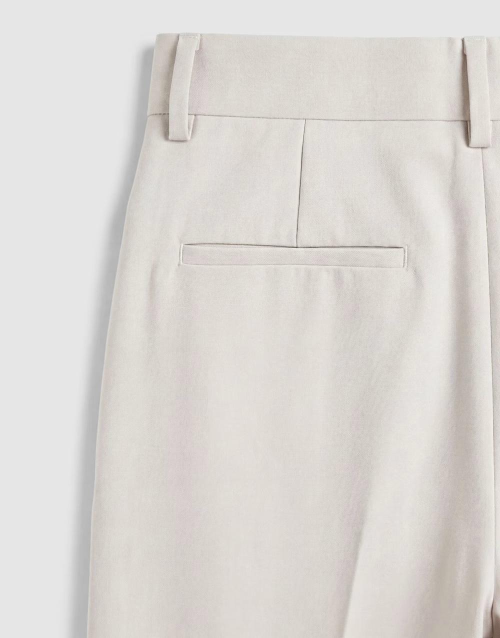 elegancie beżowe spodenki kieszenie
