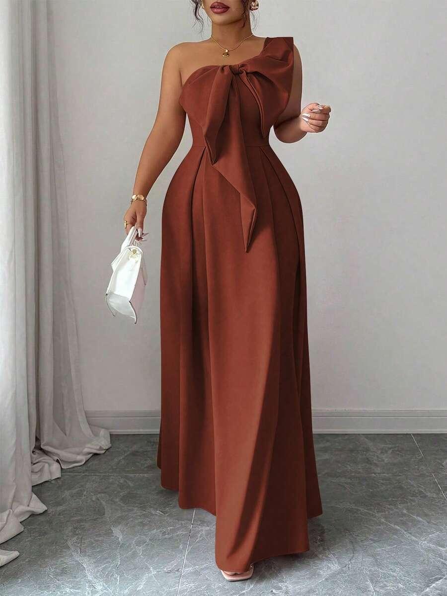 ELEGANCKA SUKIENKA MAXI NA JEDNO RAMIĘ