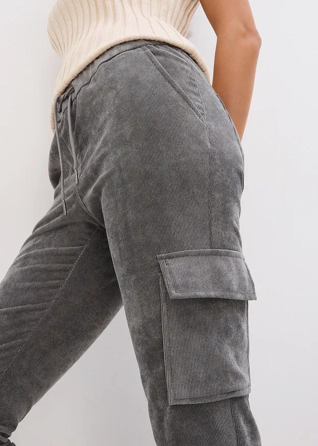 SZARE SPODNIE CASUAL