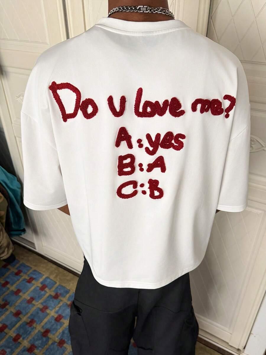 biały t-shirt nadruk