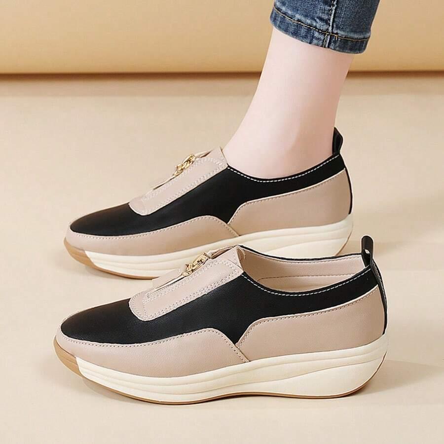 buty sportowe zamek kontrast