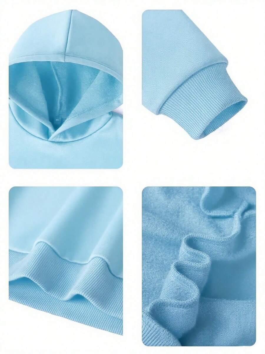 niebieska bluza kaptur