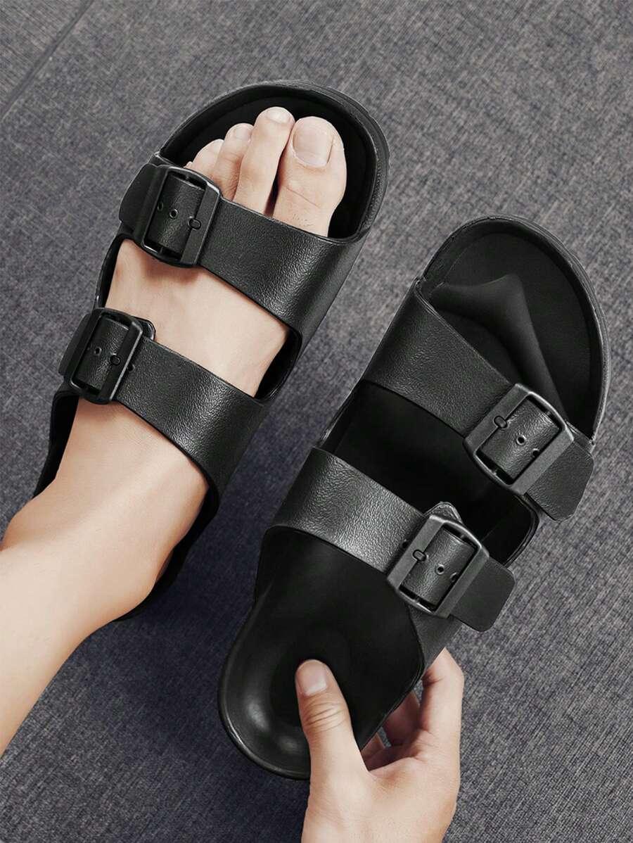 CZARNE KLAPKI CASUAL