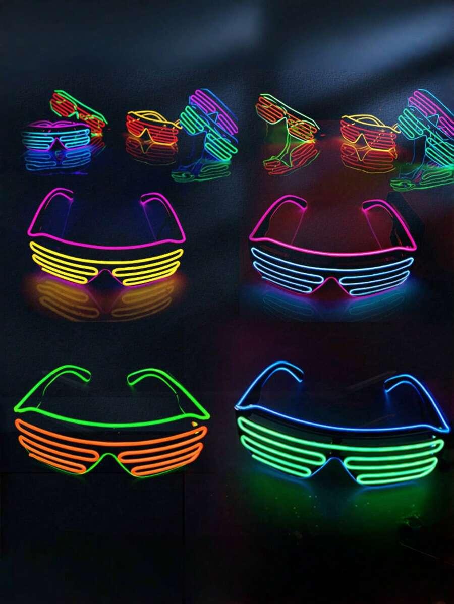 fluorescencyjne okulary led