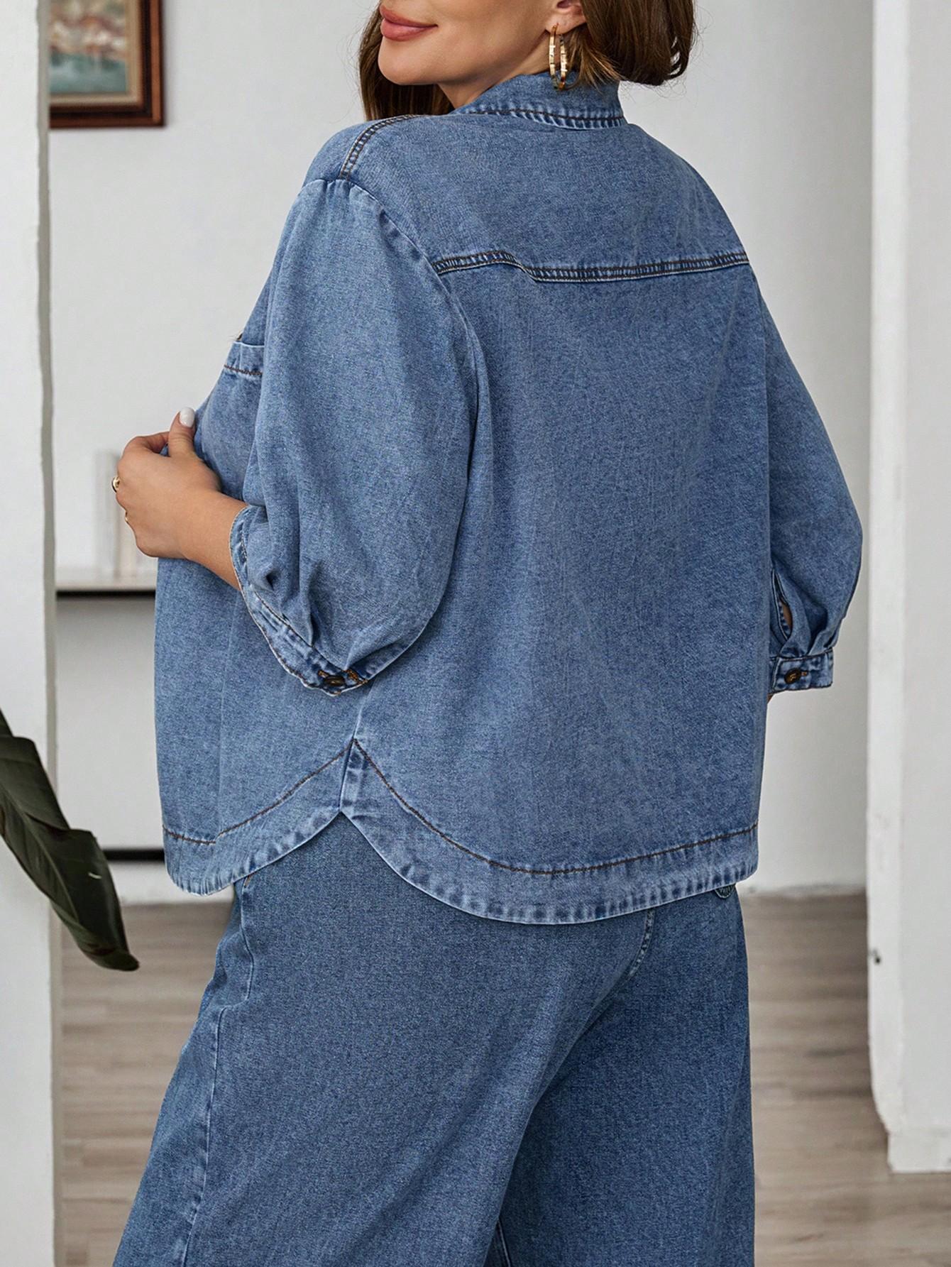 KOSZULA JEANS GUZIKI