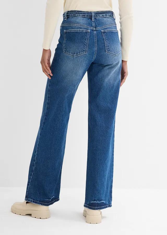 NIEBIESKIE SPODNIE JEANS 