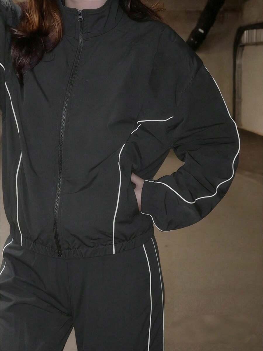 CZARNY DRES KOMPLET