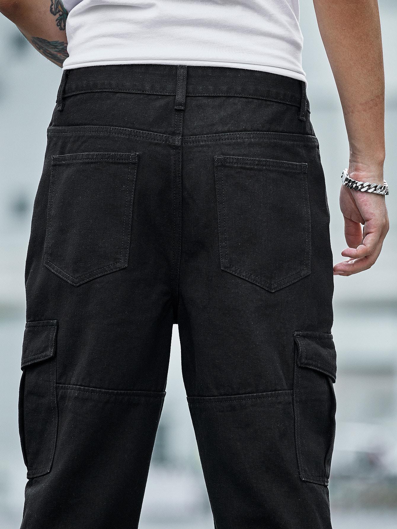 PROSTE SPODNIE JEANS KIESZENIE