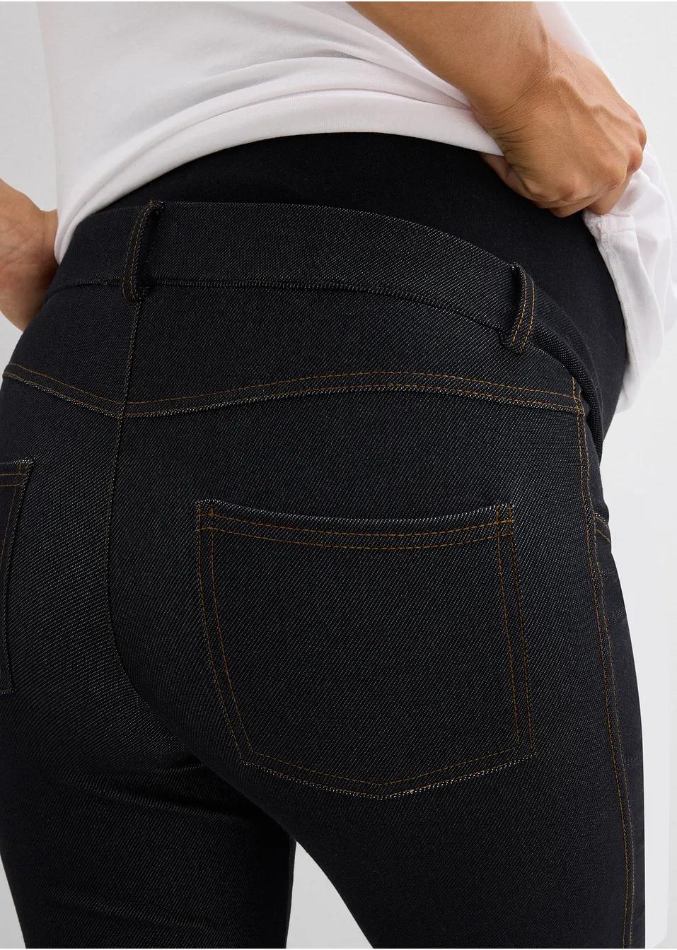 LEGGINSY CIĄŻOWE ELASTYCZNE Z WYSOKIM STANEM