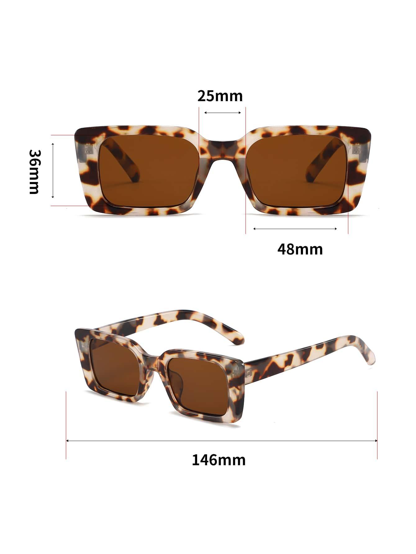 okulary przeciwsłoneczne leopard print
