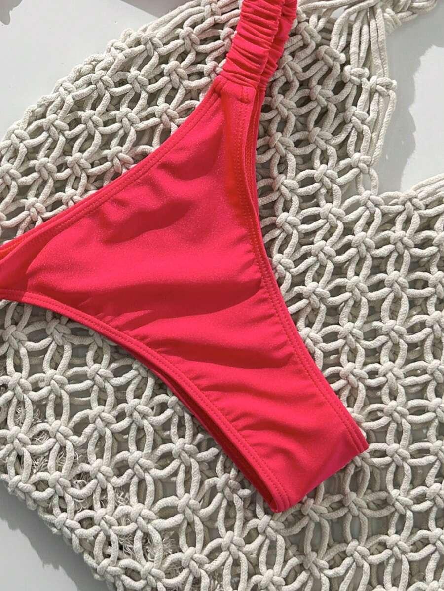 RÓŻOWY KOMPLET BIKINI