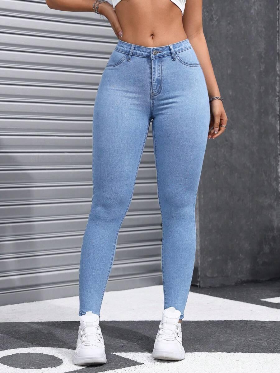 SPODNIE JEANS RURKI 