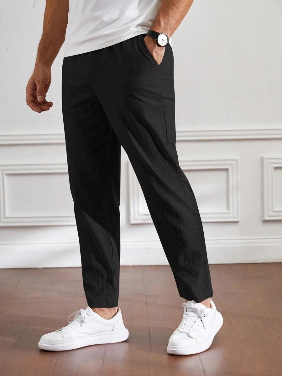 CZARNE SPODNIE CASUAL