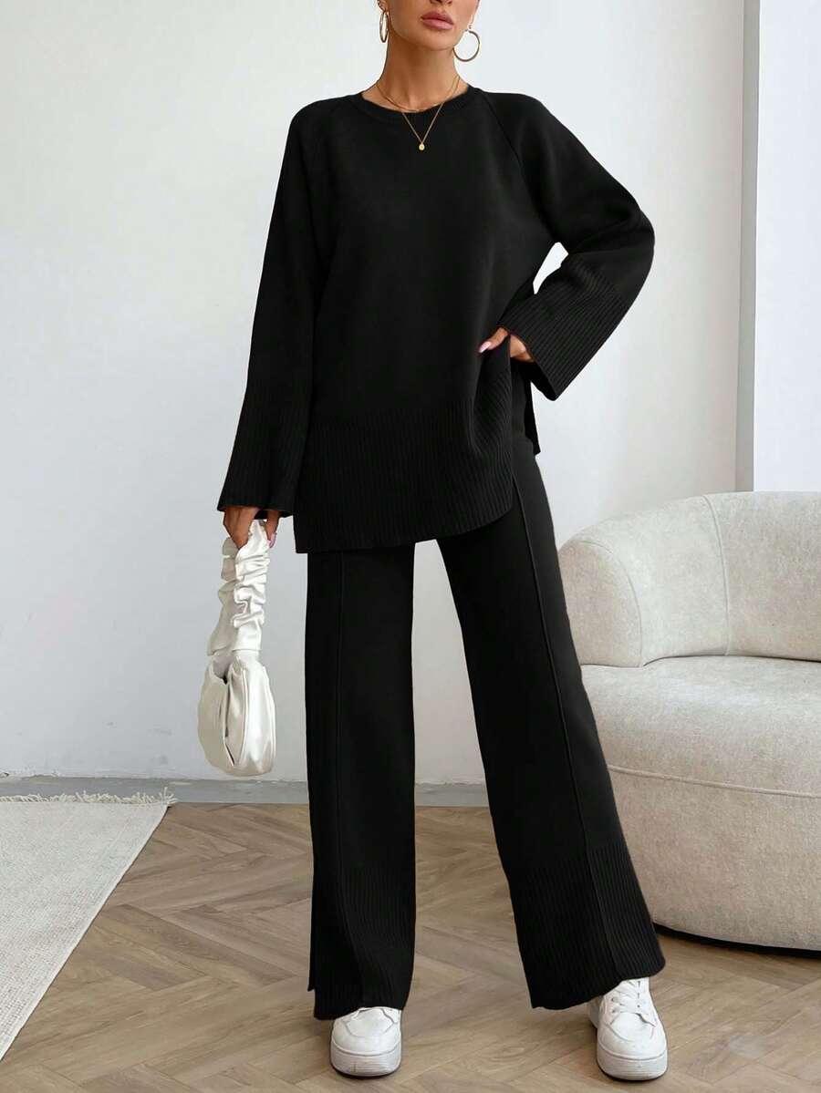 sweter spodnie komplet