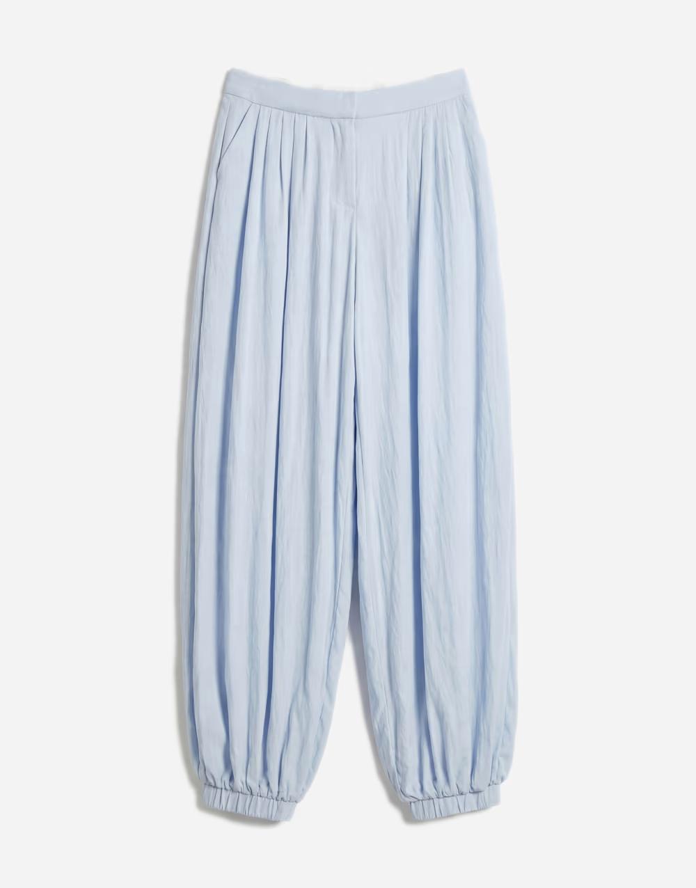 eleganckie niebieskie spodnie