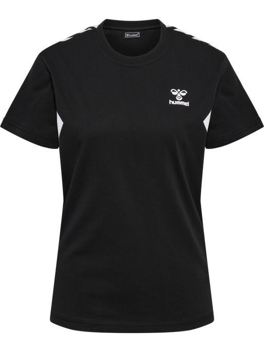 czarny klasyczny t-shirt logo kontrast