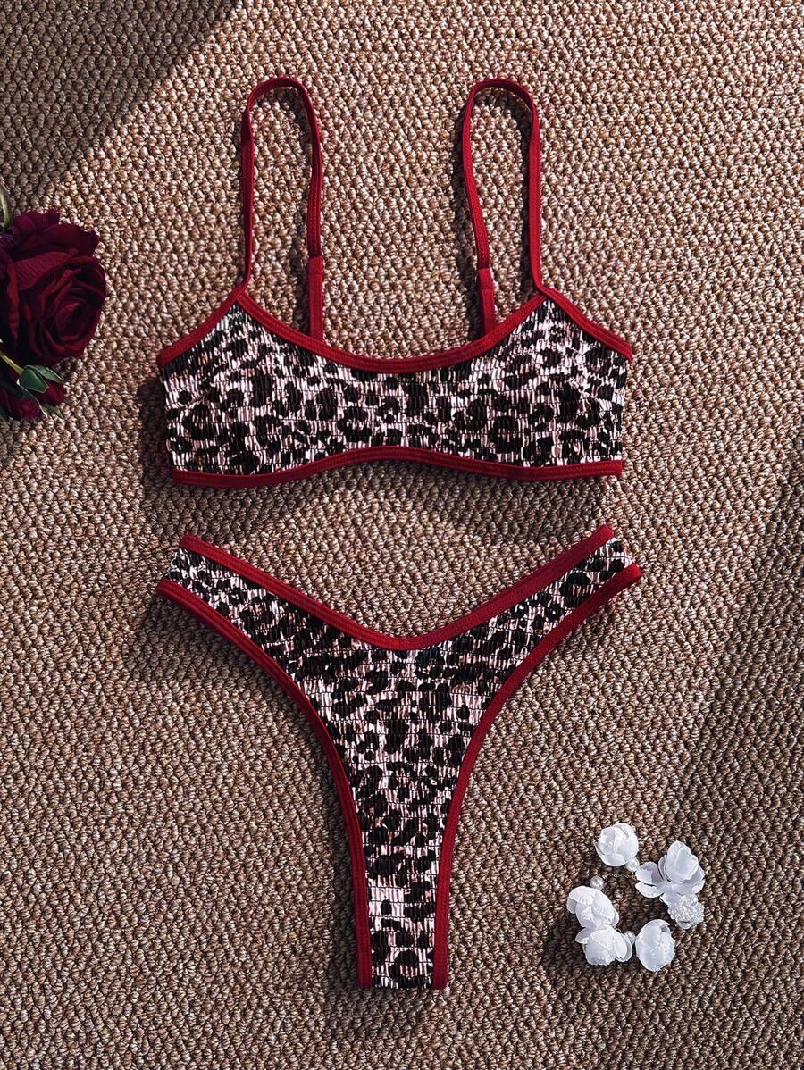 DWUCZĘŚCIOWY STRÓJ KĄPIELOWY ANIMAL PRINT