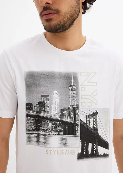 T-SHIRT MĘSKI Z NADRUKIEM