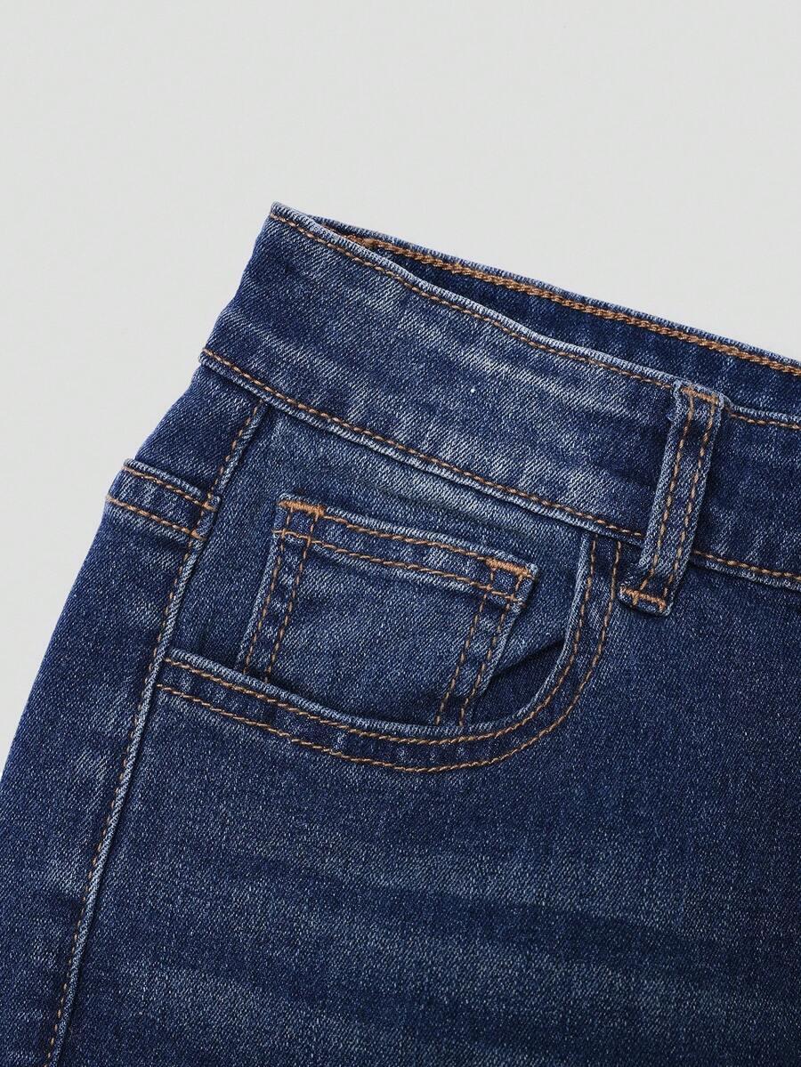 NIEBIESKIE SPODNIE JEANS 