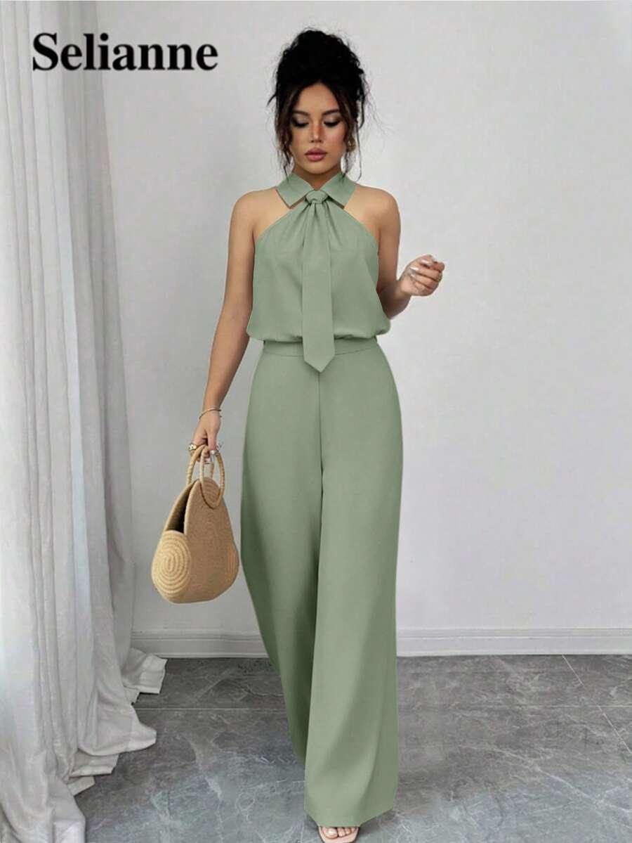 ZIELONY KOMBINEZON CASUAL