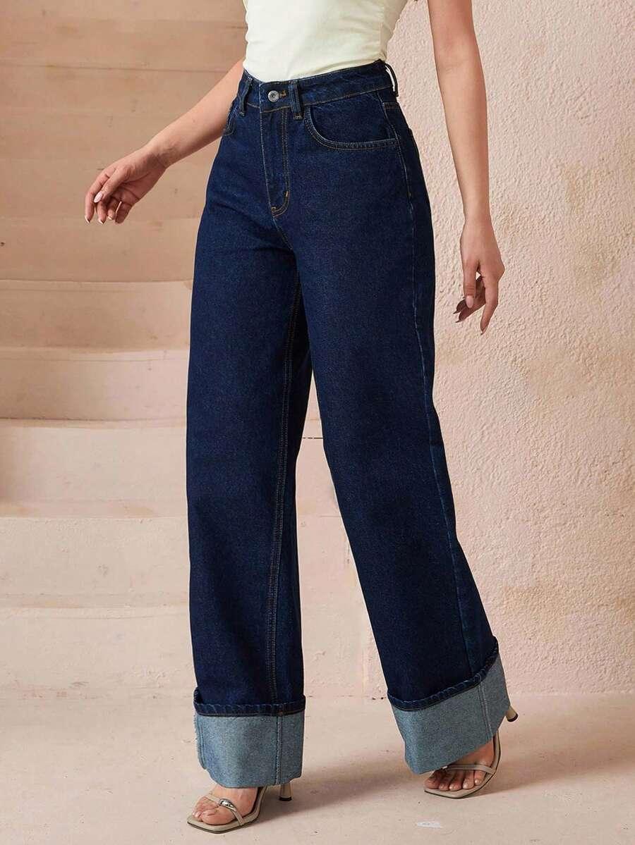 SPODNIE JEANS WYSOKI STAN