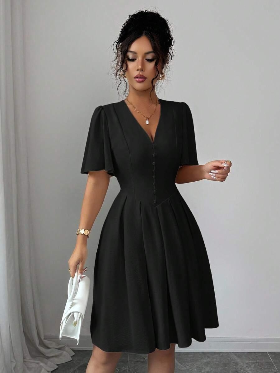 czarna sukienka mini