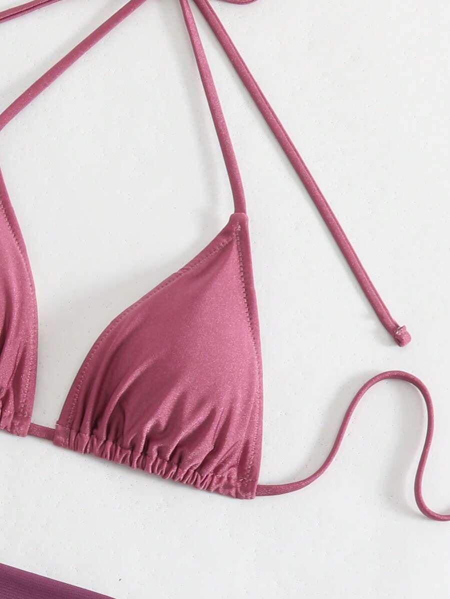 DWUCZĘŚCIOWY KOSTIUM KĄPIELOWY BIKINI PAREO KOMPLET