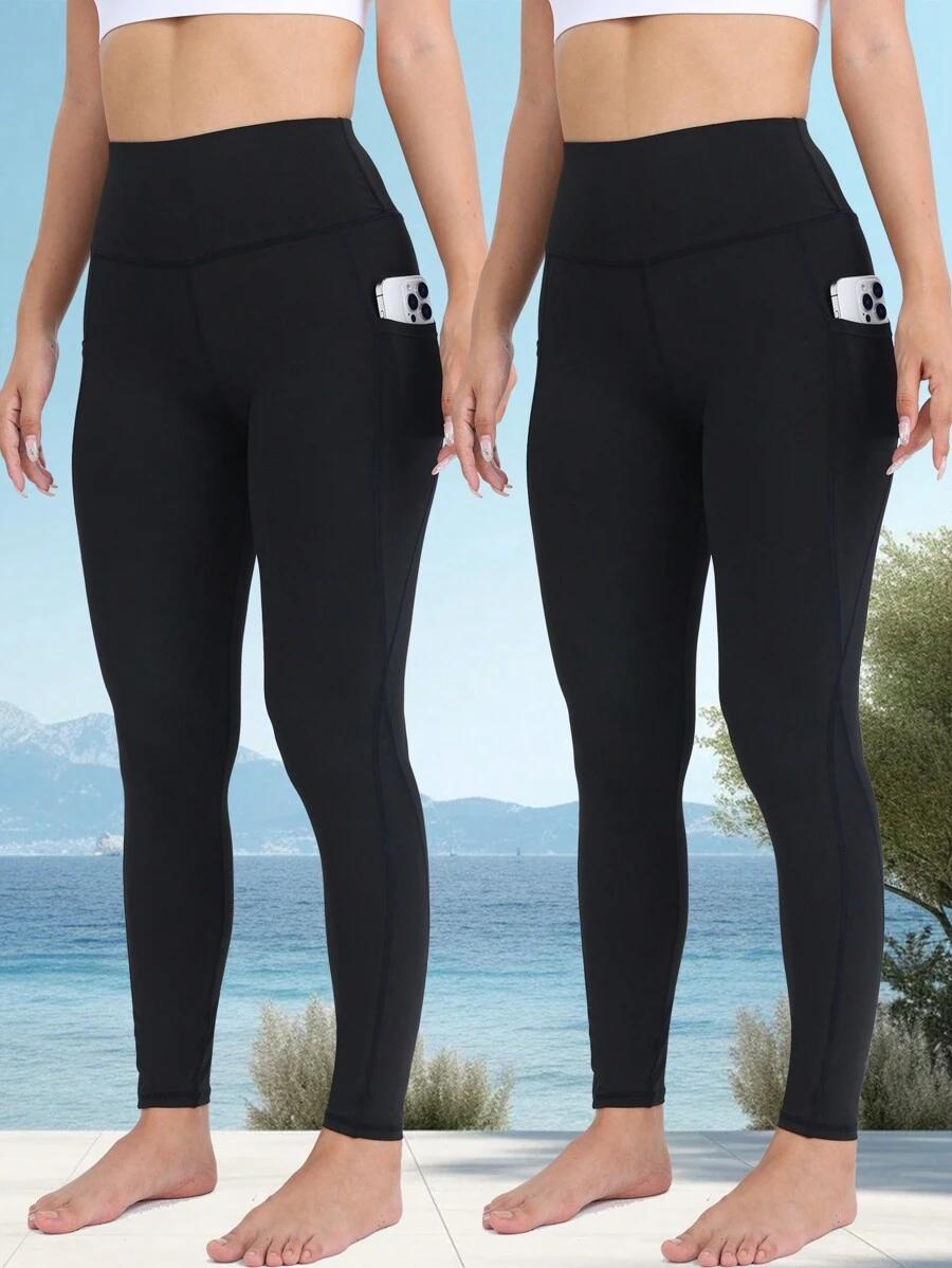 CZARNE LEGGINSY WYSOKI STAN