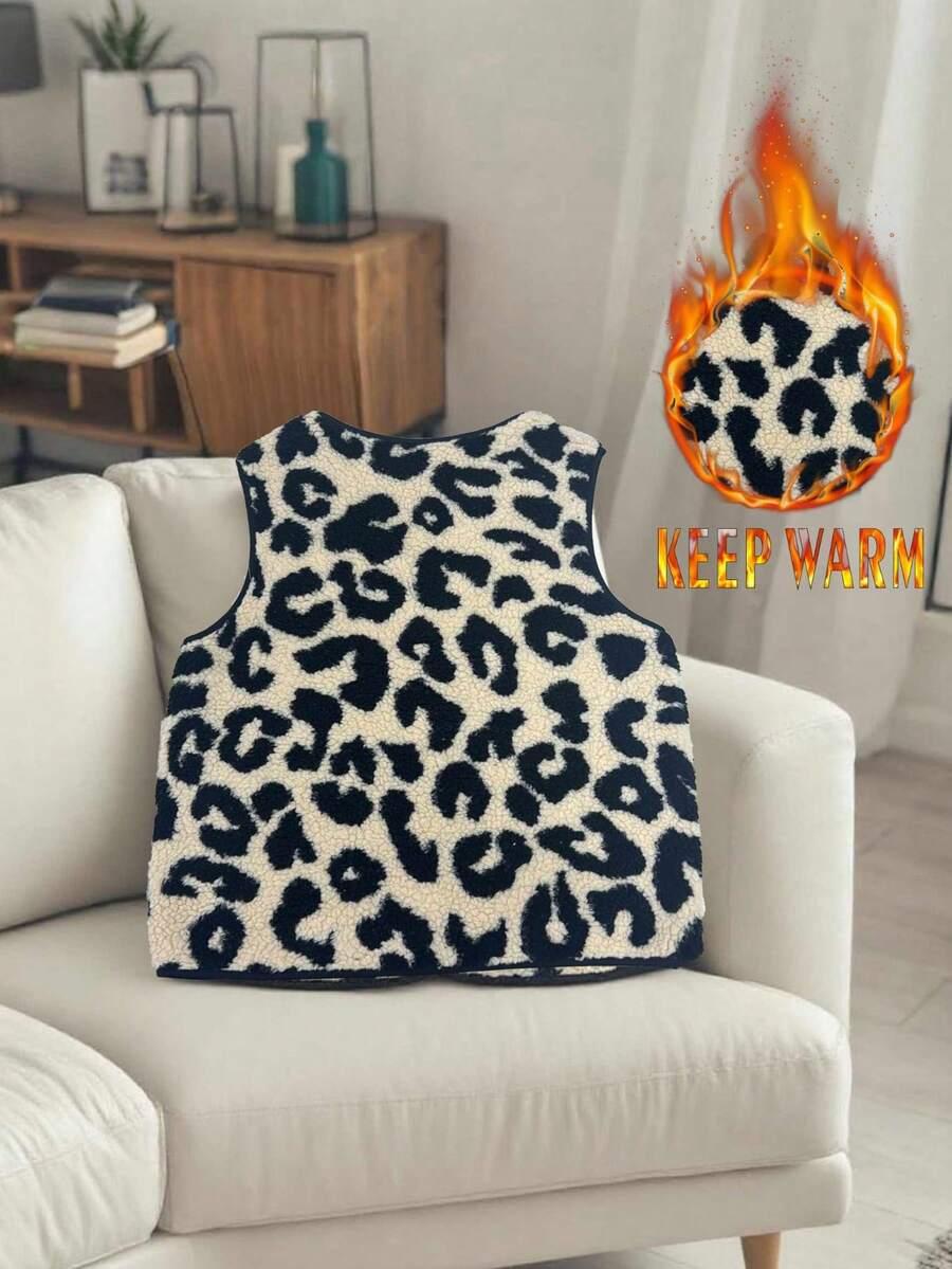 KAMIZELKA KIESZENIE ANIMAL PRINT 