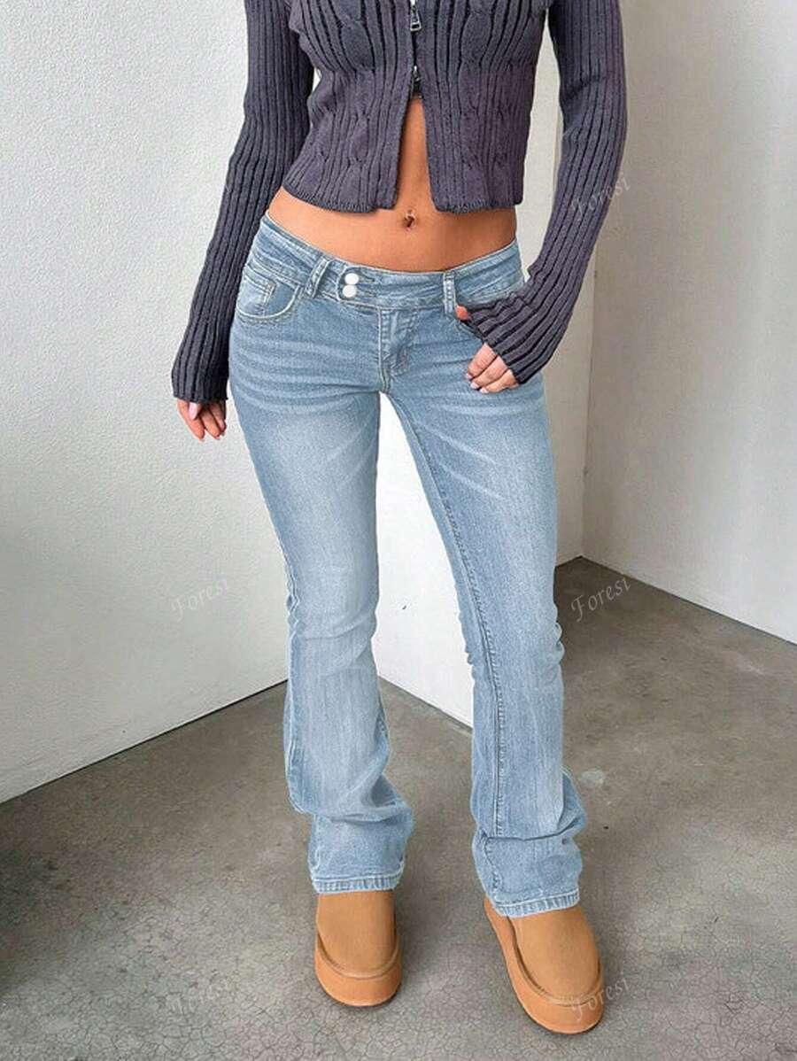 NIEBIESKIE SPODNIE JEANS 