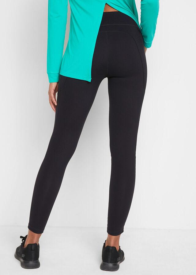 CZARNE LEGGINSY KIESZENIE 