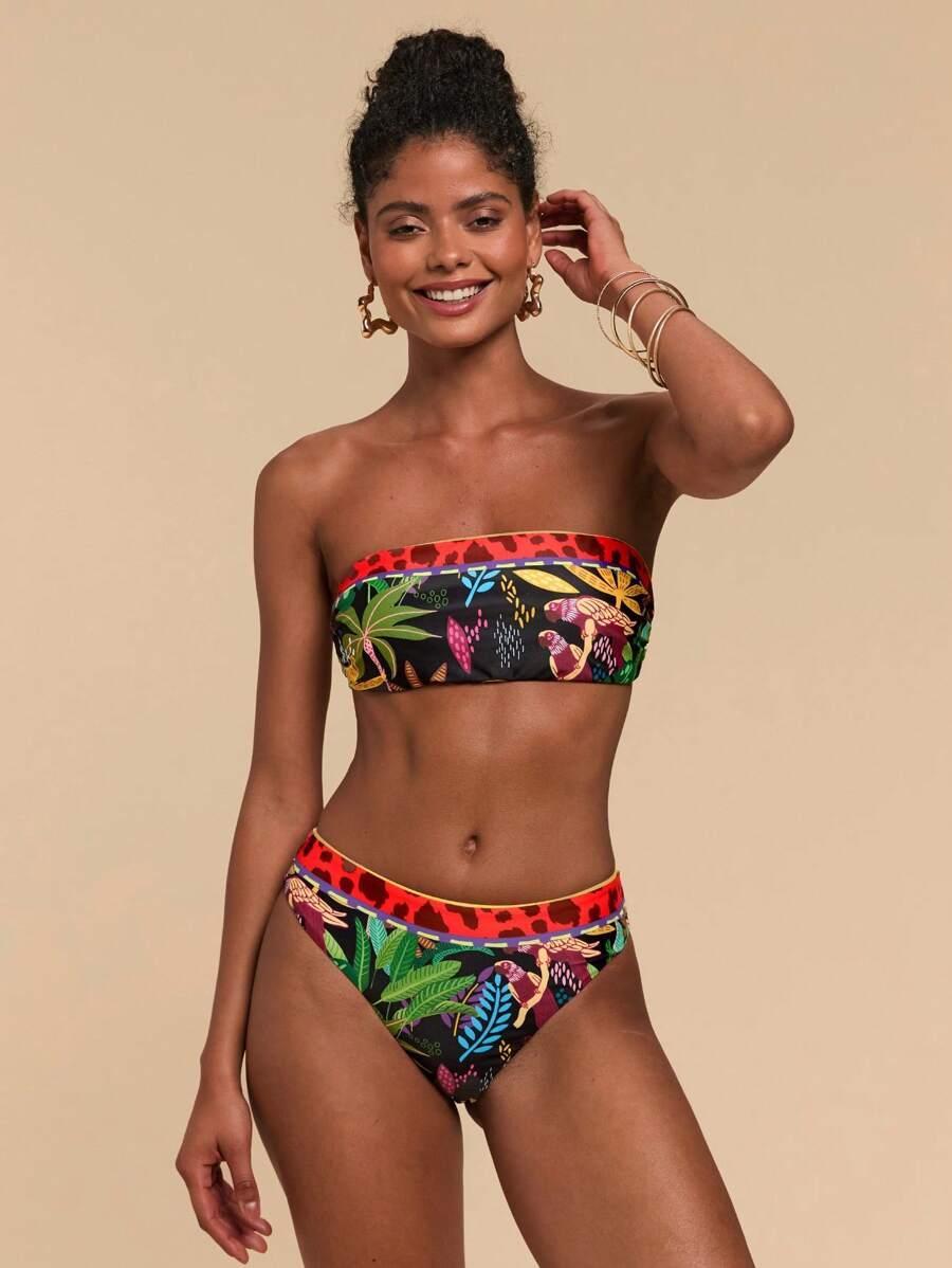 DÓŁ OD BIKINI PRINT