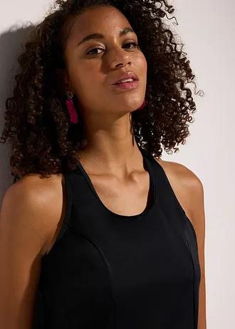 CZARNY TOP TANKINI 