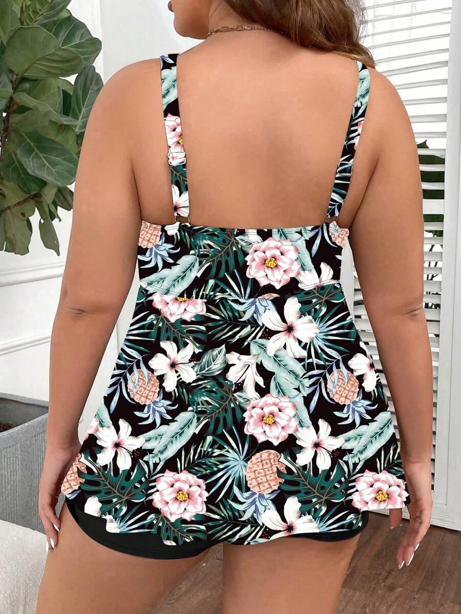 DWUCZĘŚCIOWY STRÓJ KĄPIELOWY TROPICAL PRINT