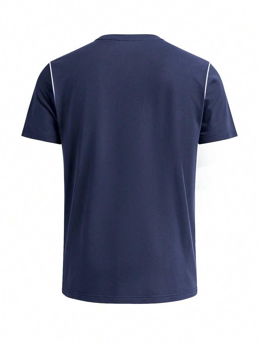 niebieski t-shirt logo bv6883-410